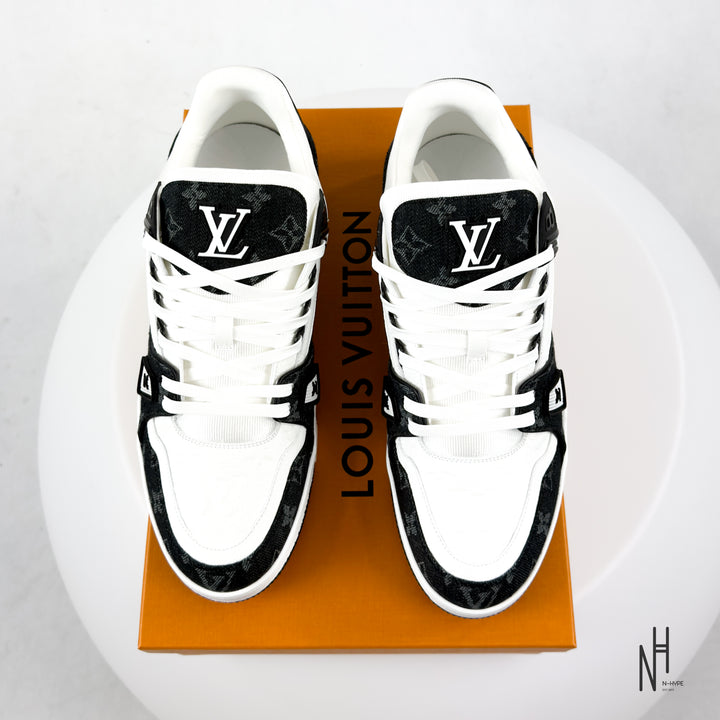 Louise Vuitton LV Trainer White Black