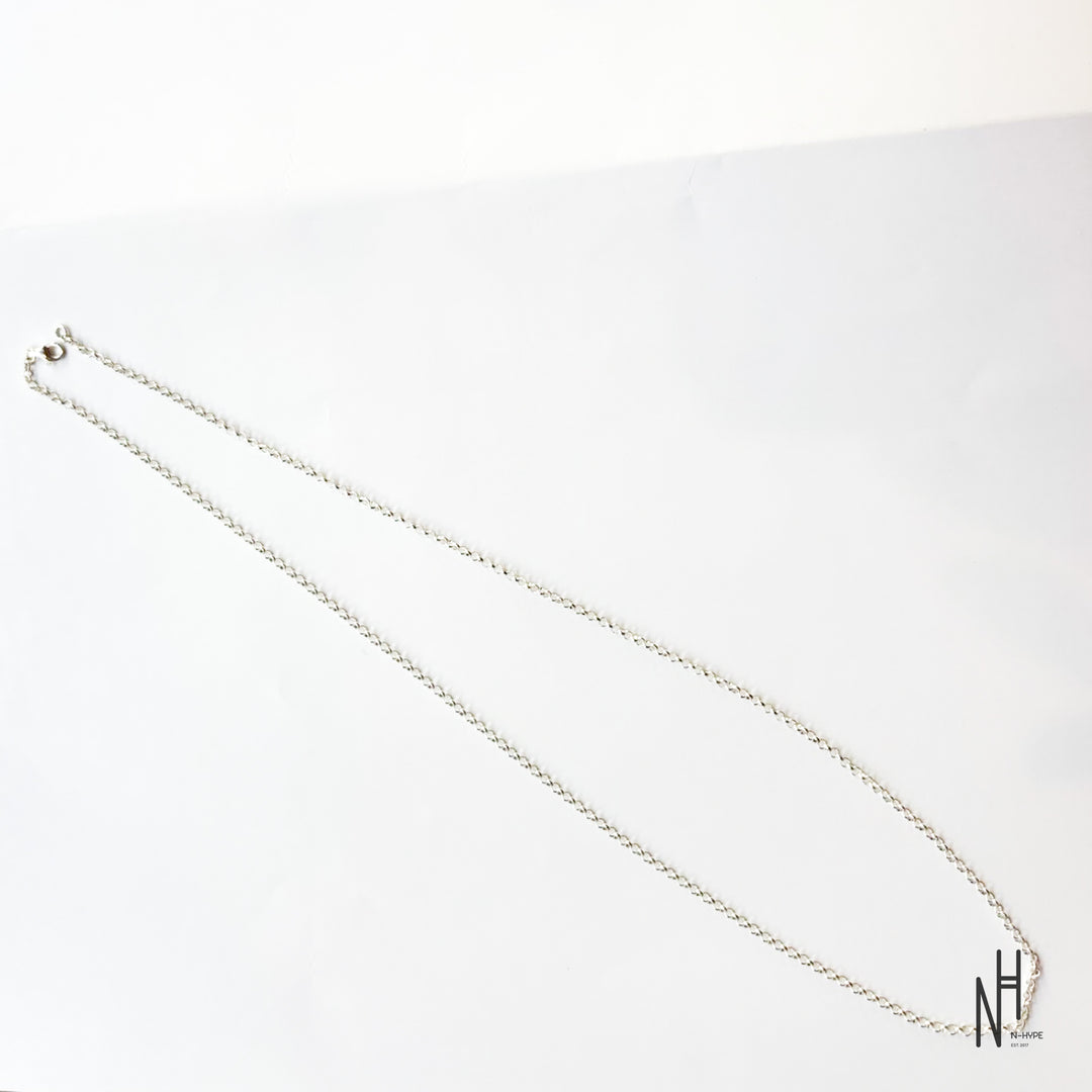 Red Sinner Silver Chain