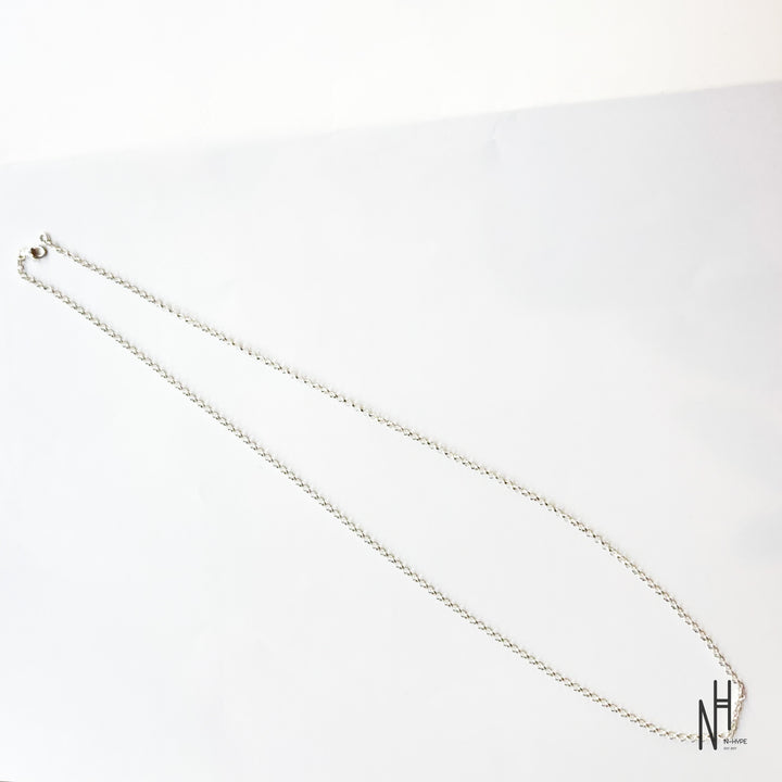 Red Sinner Silver Chain