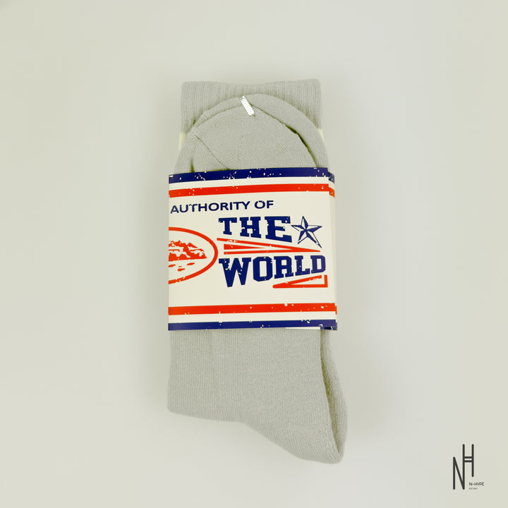 Corteiz Patch Socks Grey / White