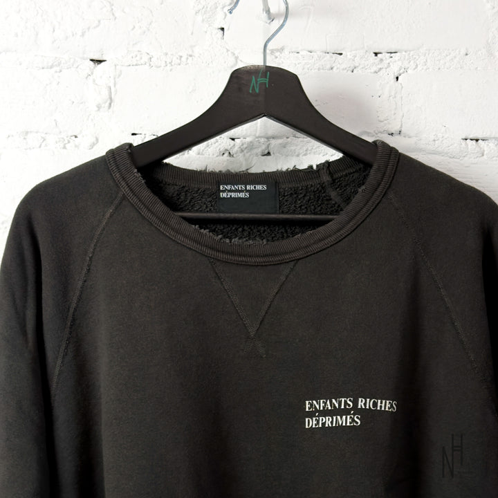 Enfants Riches Déprimés Emmanuelle IV Raglan Crewneck Dirty Black