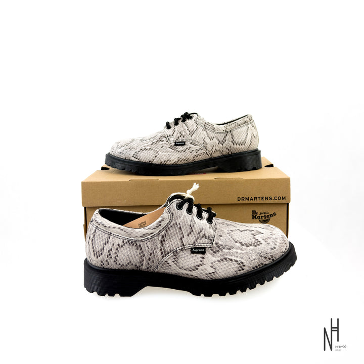 Dr. Martens Postal Supreme 4-Eye Shoe Supreme Snakeskin