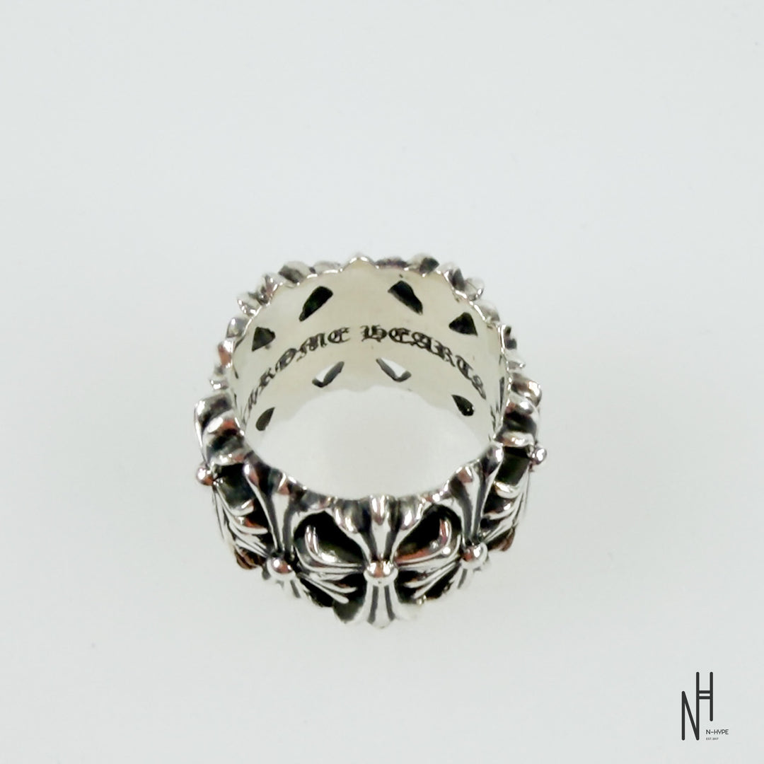 Chrome Hearts MultiCross Silver Ring