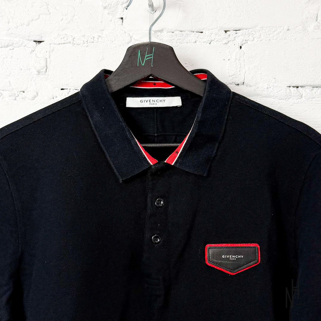 Givenchy Logo Polo Shirt Black