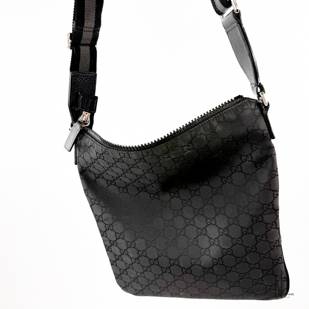 Gucci Messenger Bag Black Grey