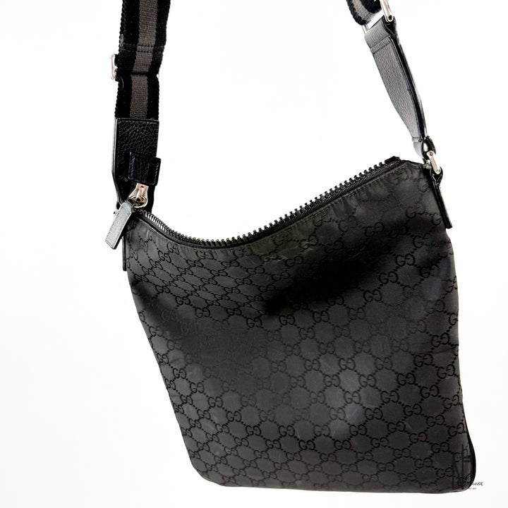 Gucci Messenger Bag Black Grey