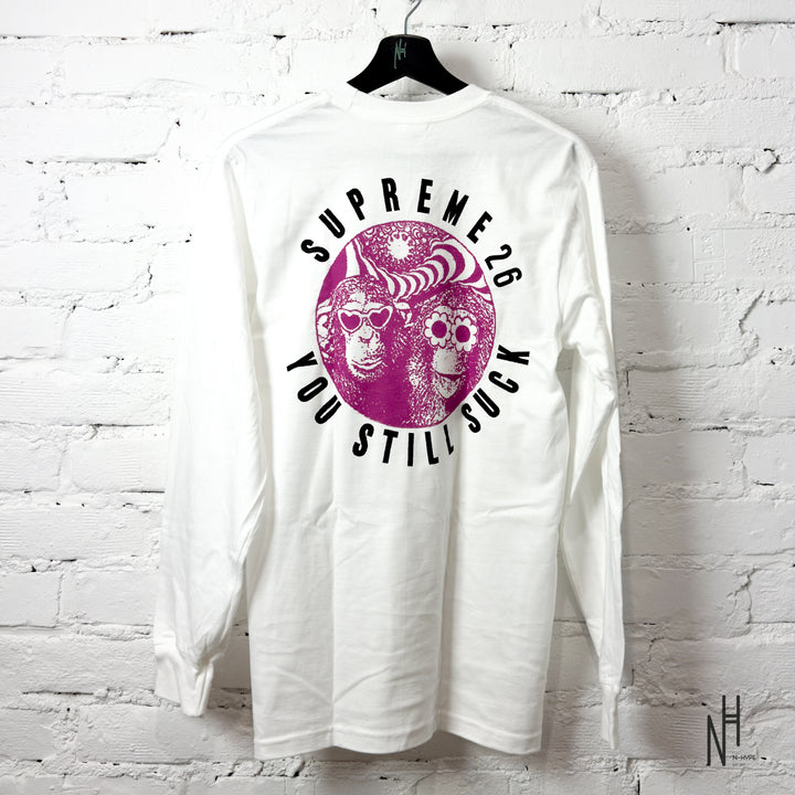 Supreme You Still S**k L/S Tee White