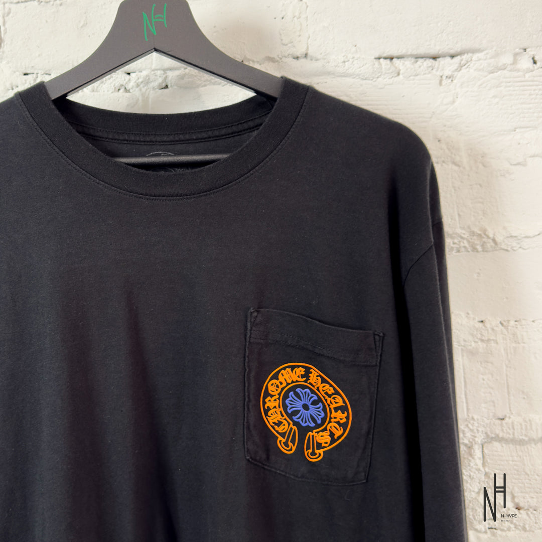 Chrome Hearts STAFF Shirt Long Sleeve Black