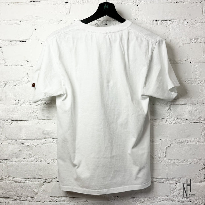 BAPE Grid Camo By Bathing Ape Tee (FW22) White Black