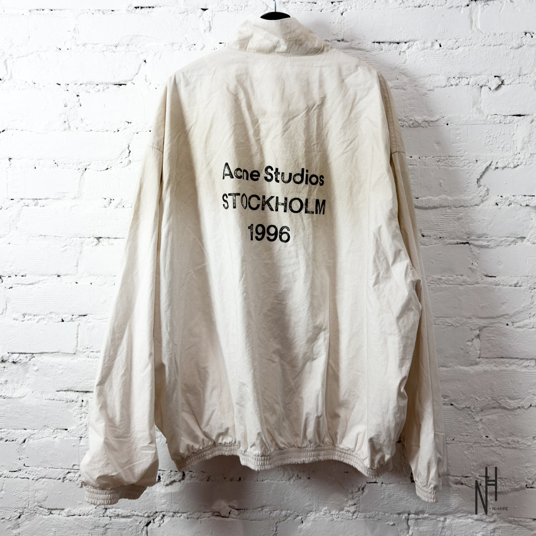 Acne Studios Short Outerwear Coat Dusty White