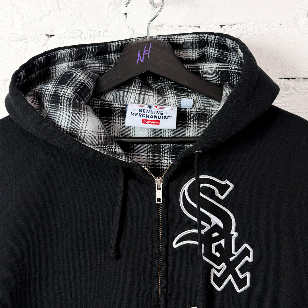 Supreme Chicago White Sox Zip Up Hooded Black