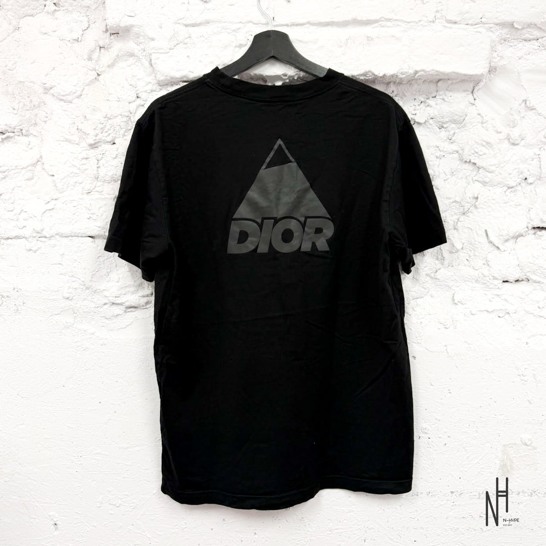Dior Triangle Back Logo T-Shirt Black