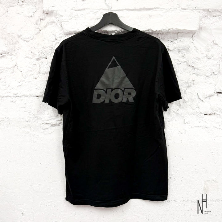 Dior Triangle Back Logo T-Shirt Black