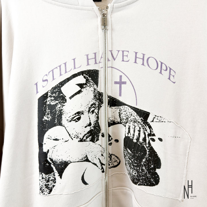 Enfants Riches Déprimés I Still Have Hope Zip Hoodie Dirty Ivory
