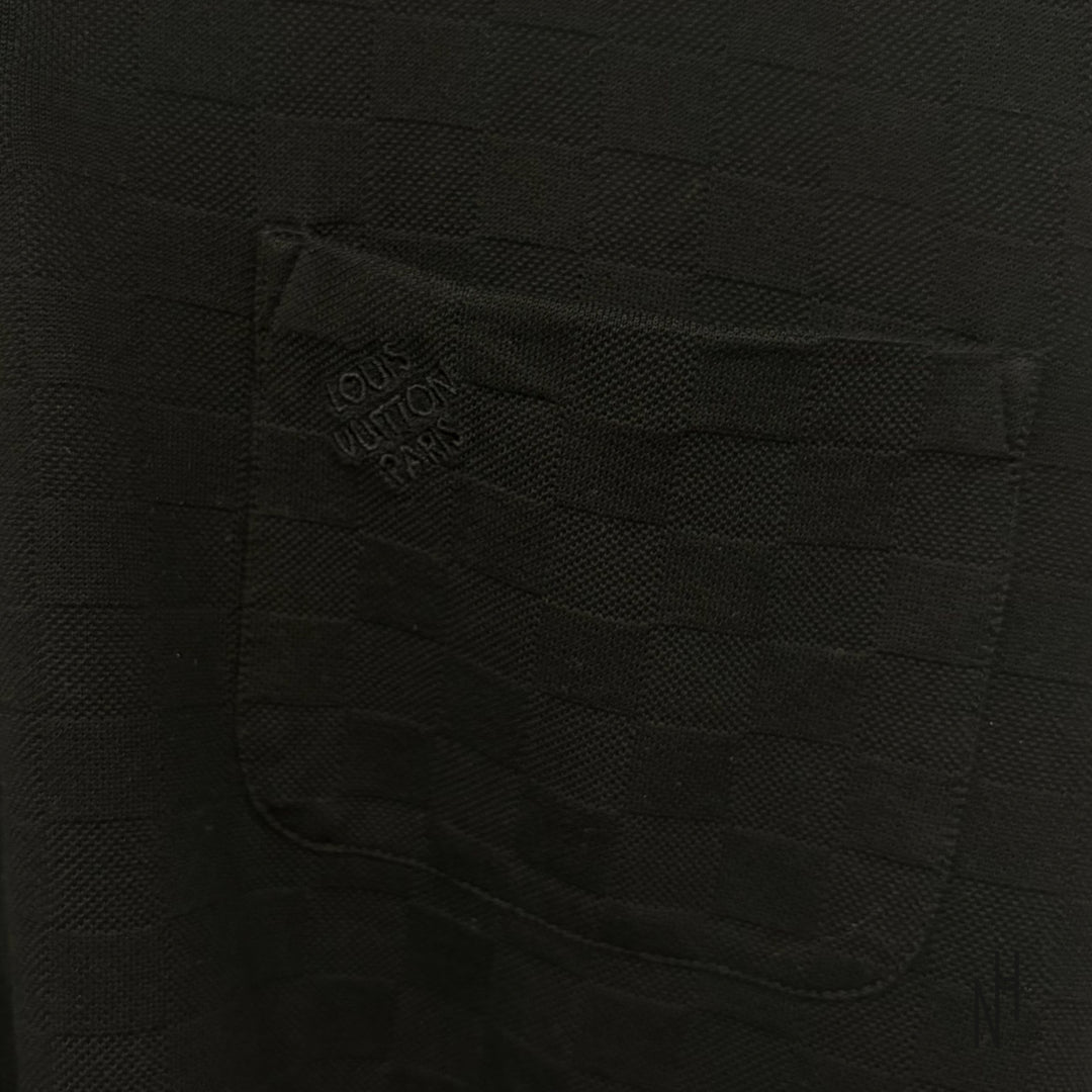 Louis Vuitton Damier Signature Polo Shirt Noir