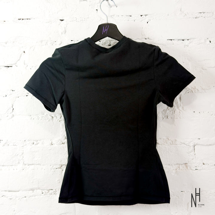 SKIMS Cotton Jersey T-Shirt Soot