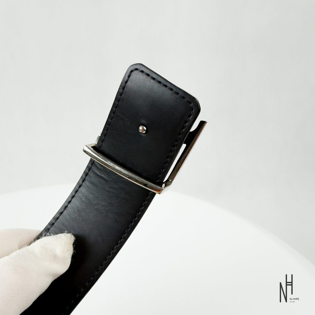 Louis Vuitton Initiales Reversible Belt Damier Grafite Black