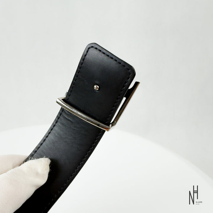 Louis Vuitton Initiales Reversible Belt Damier Grafite Black