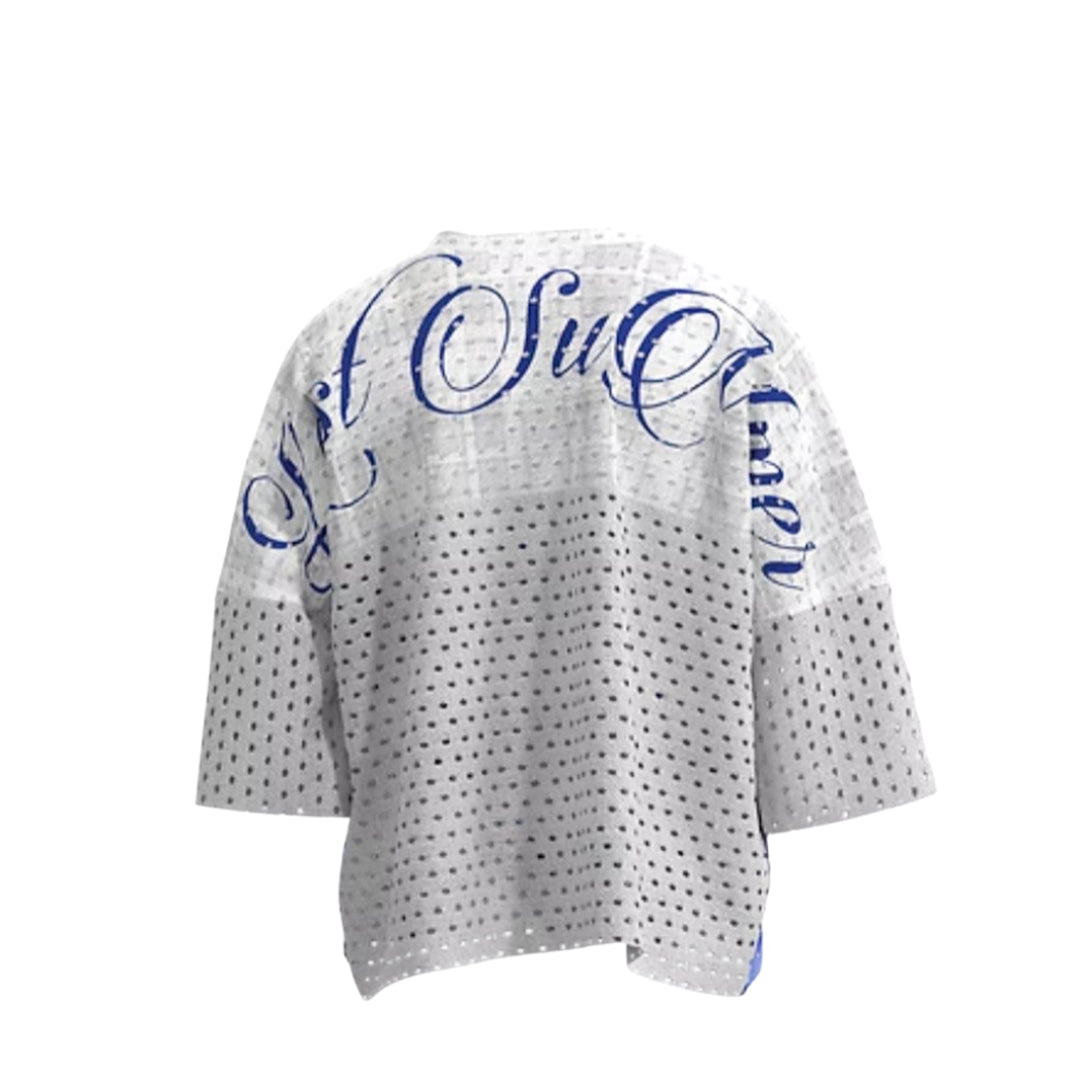 Rafał Lewandowski SS26 Varsity Tee White