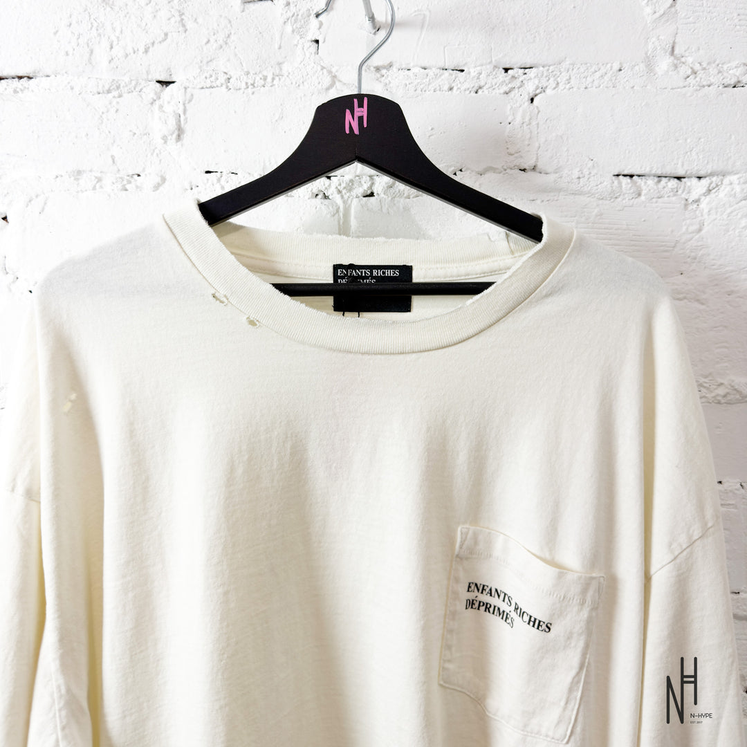 Enfants Riches Déprimés Classic Logo Distressed L/S T-Shirt