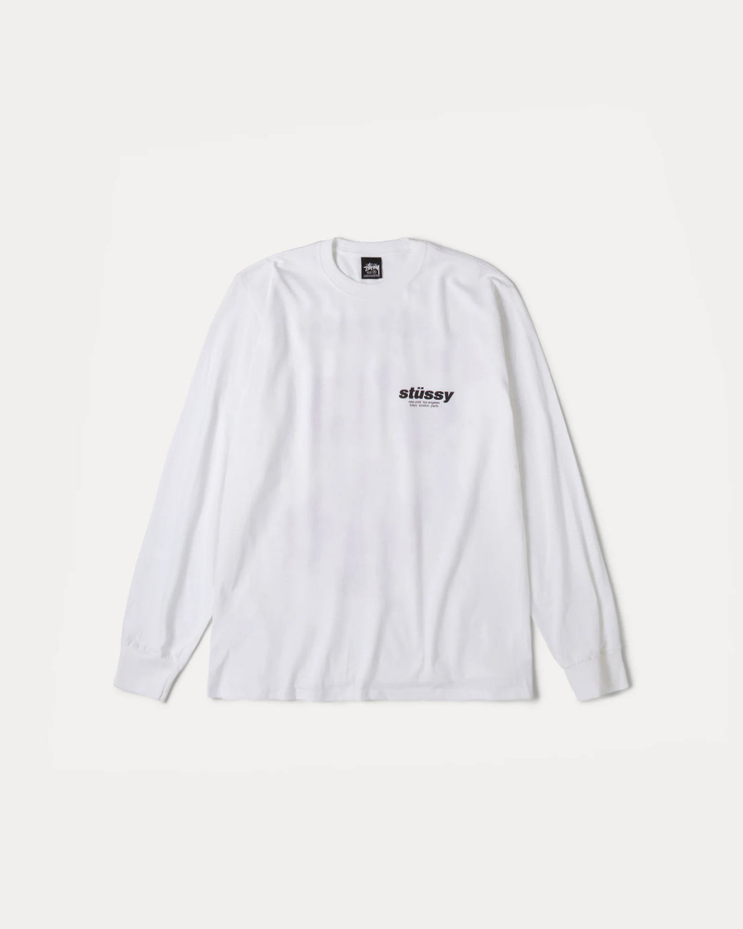 Stussy Rollers Longsleeve White