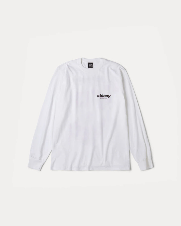 Stussy Rollers Longsleeve White