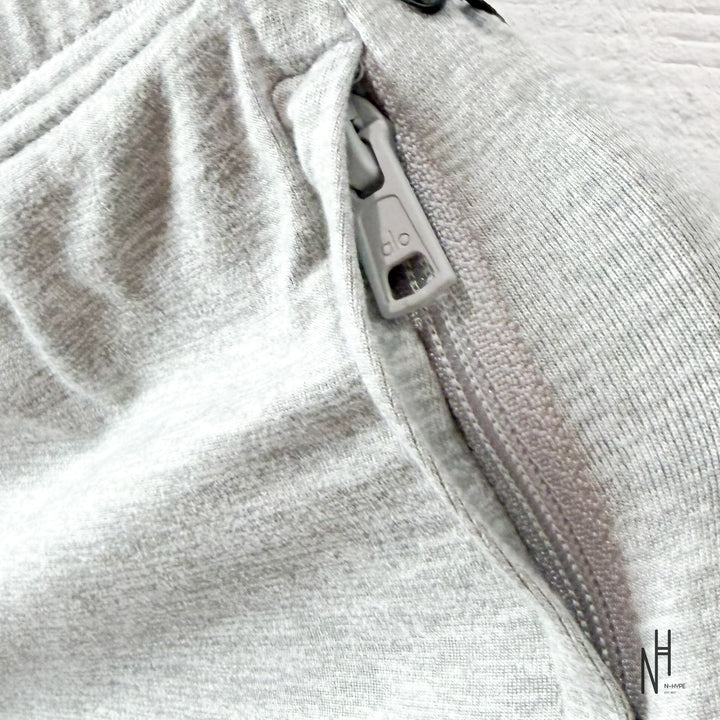 Alo Yoga Conquer React Perf Short Athletic Heather Grey