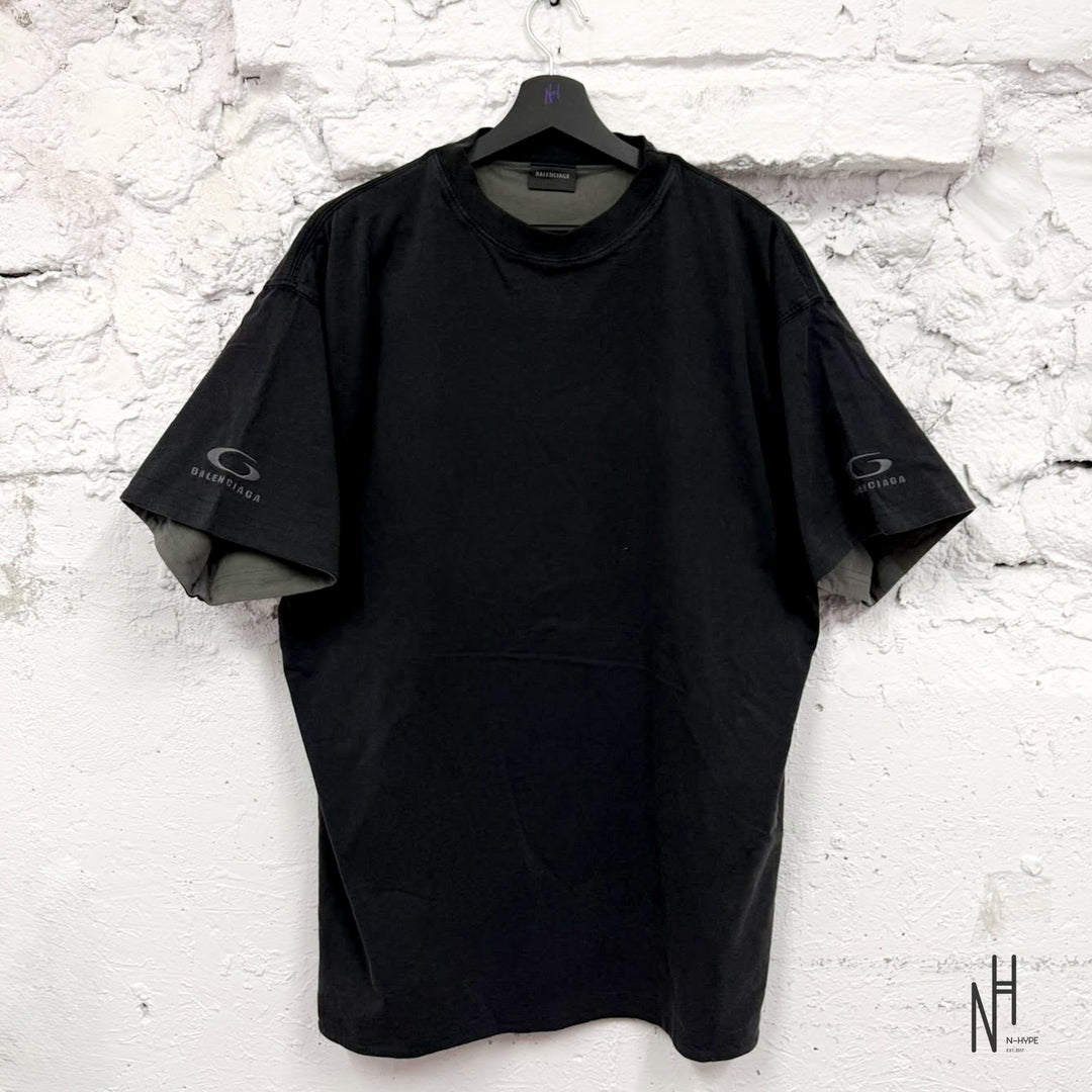 Balenciaga T-shirt Logo Black