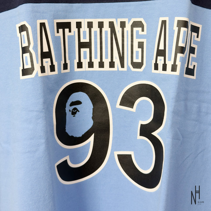 BAPE Football Relaxed Fit Tee Blue