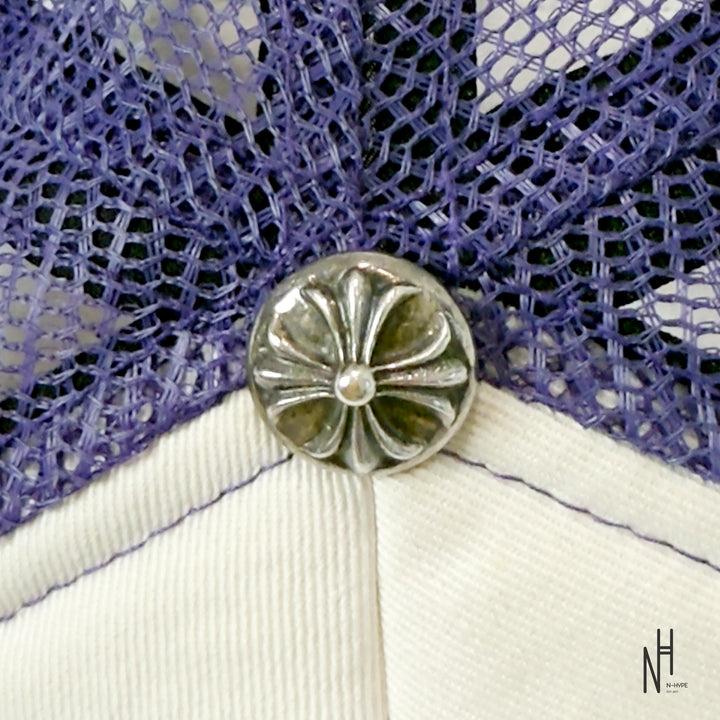 Chrome Hearts CH Hollywood Trucker Hat Purple Pink