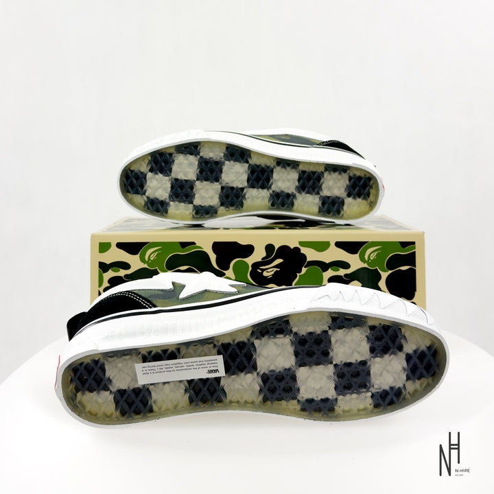Vans Knu Skool Bape Camo Green