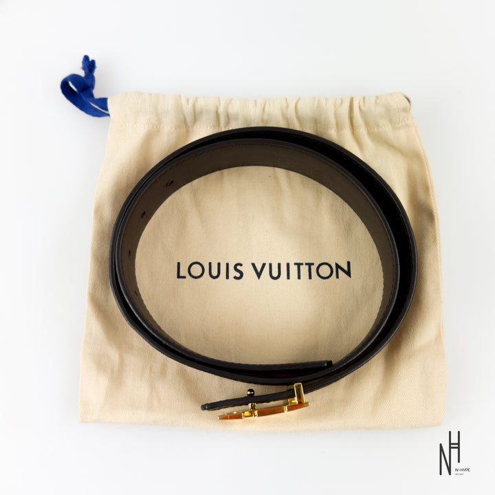 Louis Vuitton LV Initiales Reversible Belt Monogram Brown