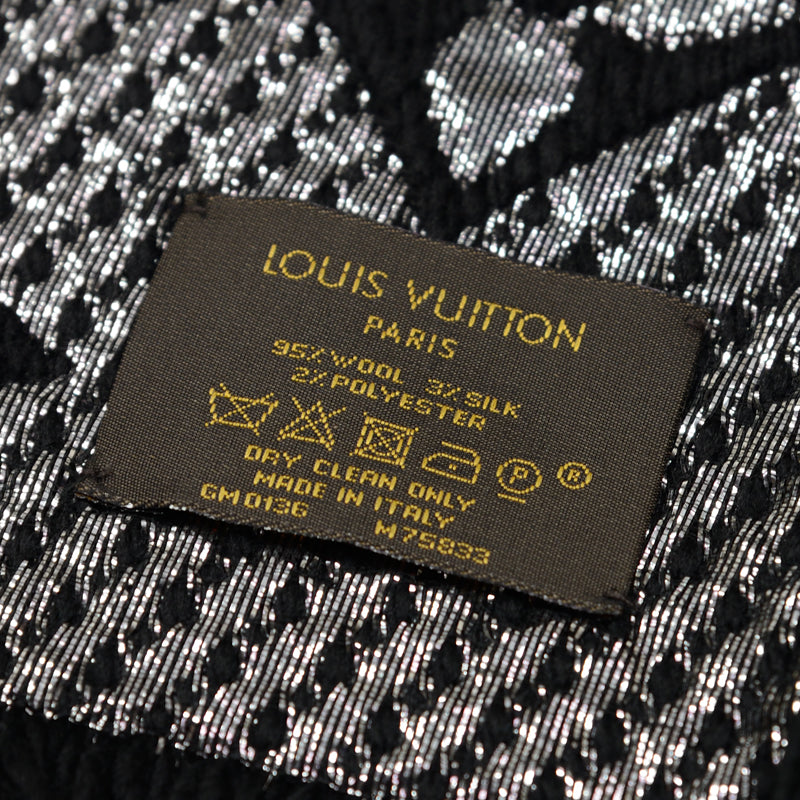 Louis Vuitton Logomania Scarf Black