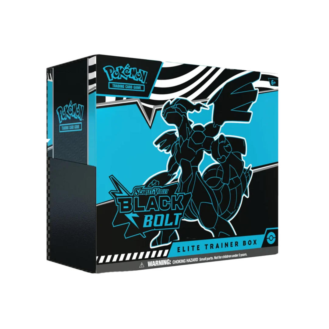 2025 Pokémon Scarlet & Violet Black Bolt Elite Trainer Box streetwear N-Hype