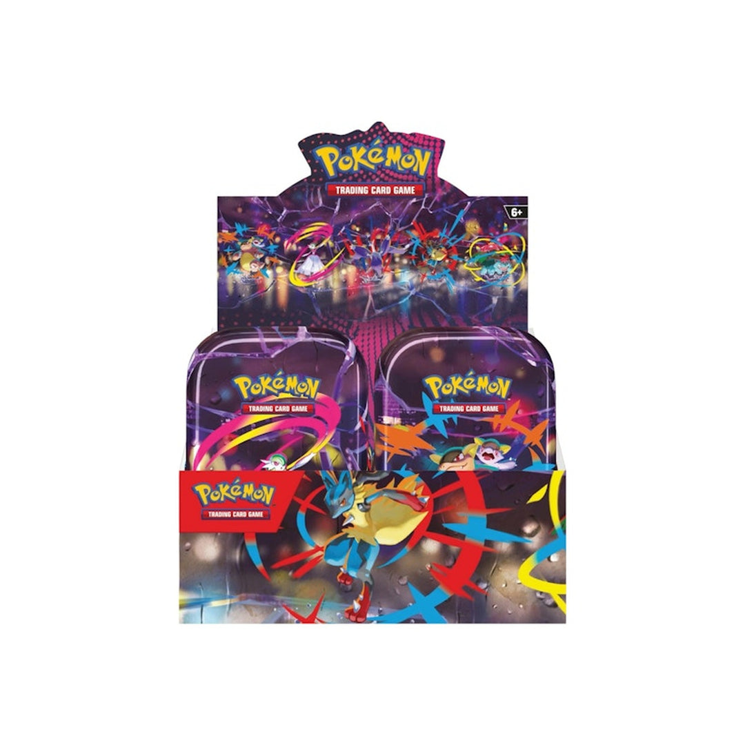 2025 Pokémon Mega Evolution Heroes Mini Tin (10 Tin Box) - Czarny - N-Hype