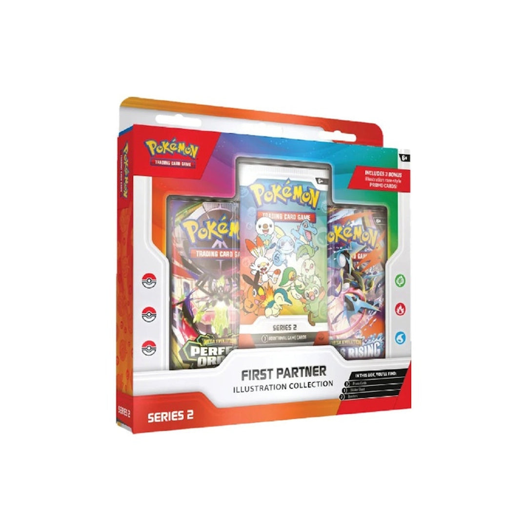 2026 Pokémon Mega Evolution First Partner Illustration Collection Series 2 - Czarny - N-Hype