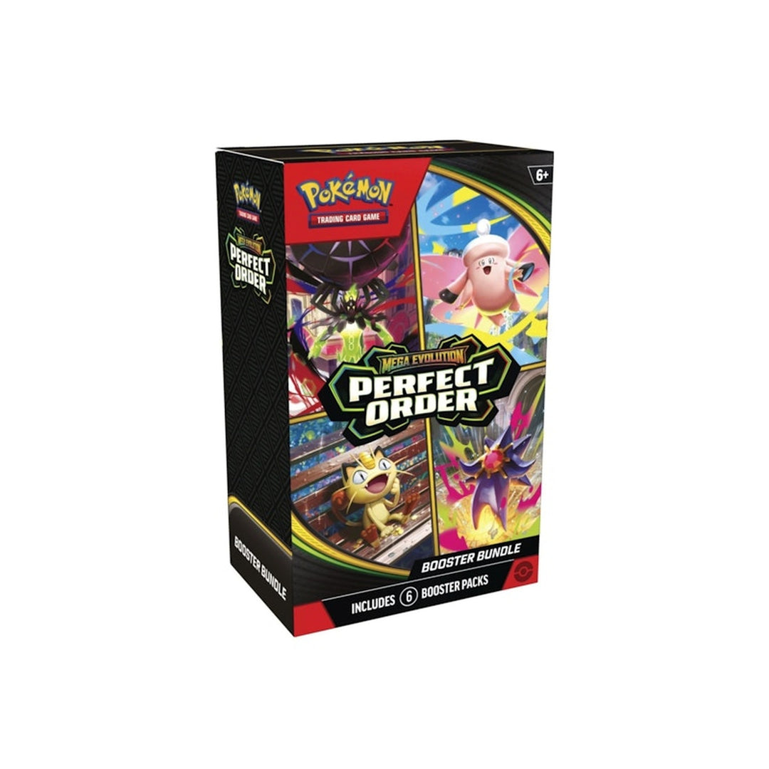 2026 Pokémon Mega Evolution Perfect Order Booster Bundle - Czarny - N-Hype
