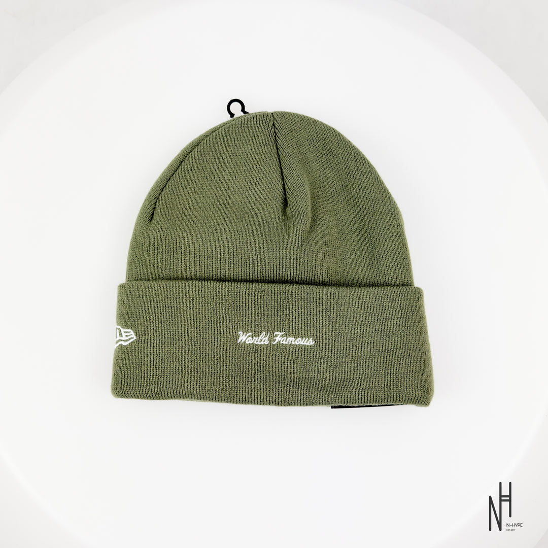 Supreme New Era Box Logo Beanie (FW25) Light Olive