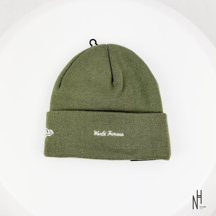 Supreme New Era Box Logo Beanie (FW25) Light Olive