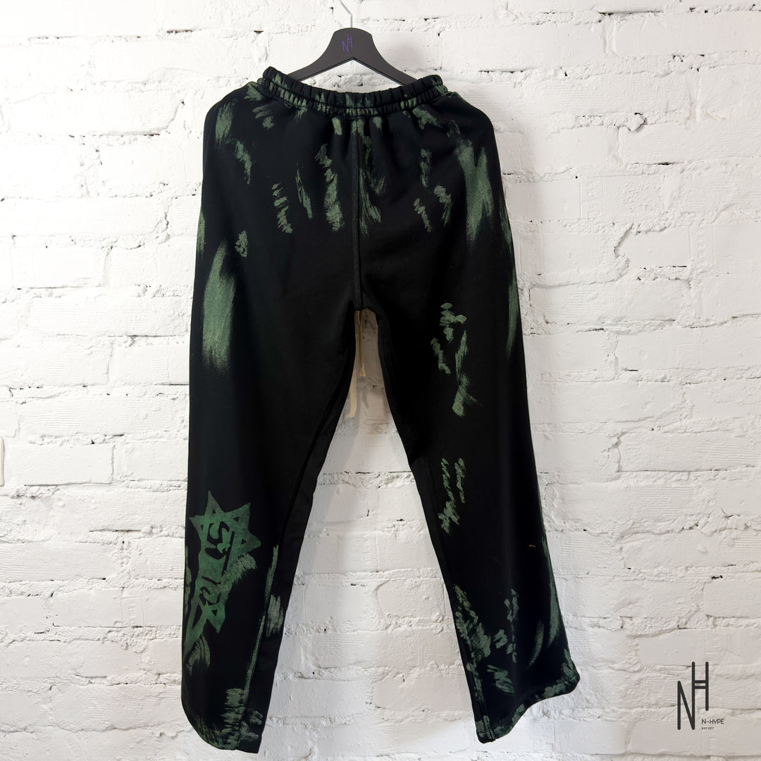 FVCKTHISBRAND FLARED ARABIC SWEATPANTS Green