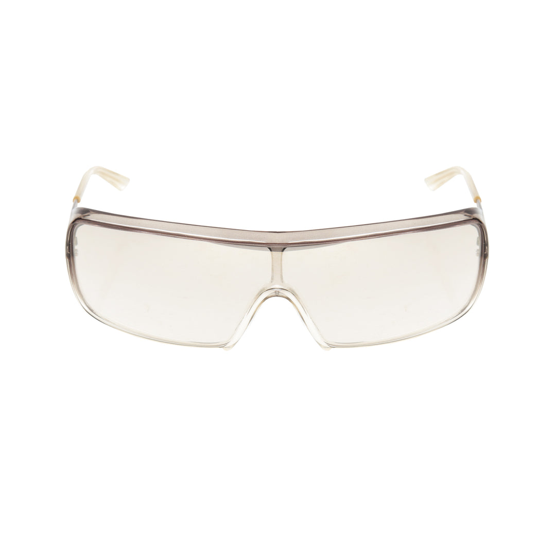 Oliver by Valentino 90's Transparent Rectangular Sunglasses