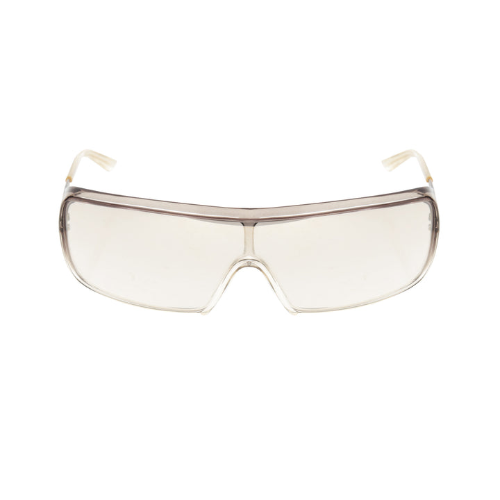 Oliver by Valentino 90's Transparent Rectangular Sunglasses