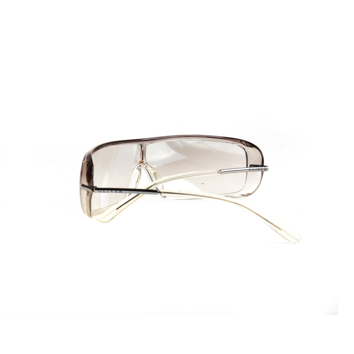 Oliver by Valentino 90's Transparent Rectangular Sunglasses