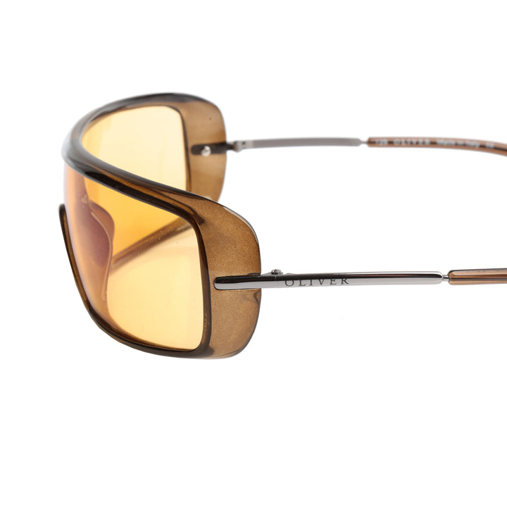 Oliver by Valentino 90's Transparent Brown Sunglasses