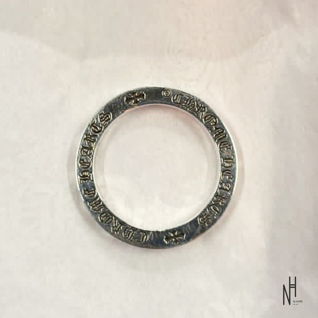 Chrome Hearts 3mm Spacer Ring 'Honolulu Fk You' Silver