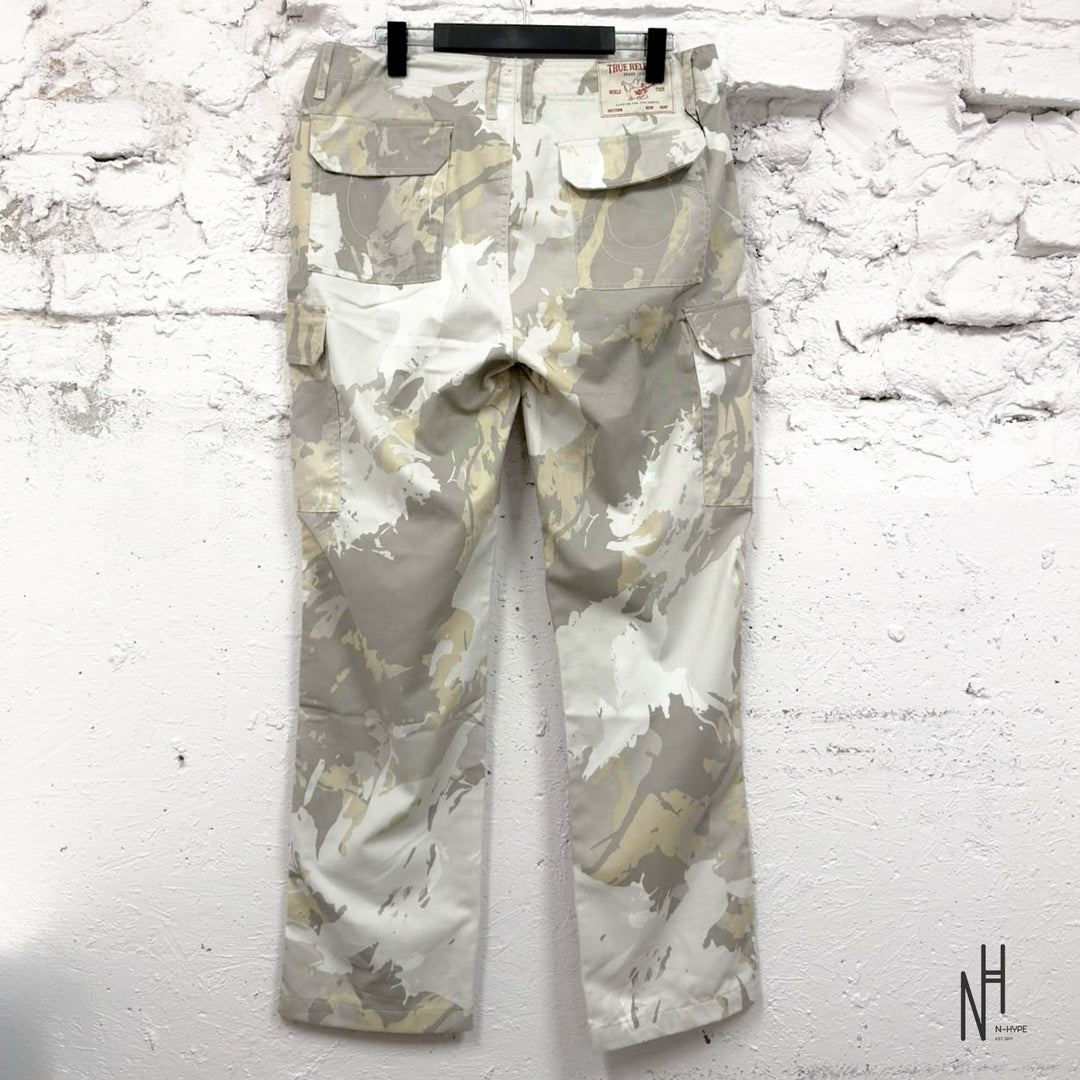 True Religion Abstract Camo Cargo Pant