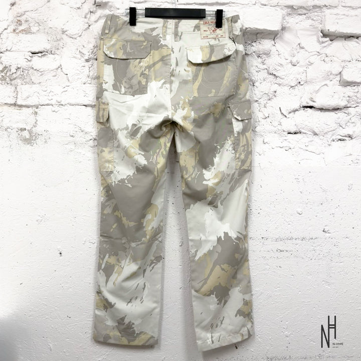 True Religion Abstract Camo Cargo Pant