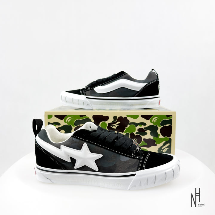 Vans Knu Skool Bape Camo Black