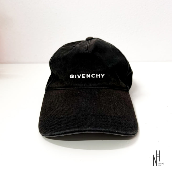 Givenchy Embroidered Cotton Cap Black