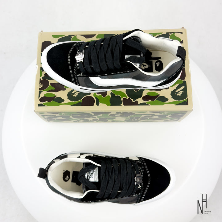 Vans Knu Skool Bape Camo Black